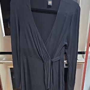 Grace Elements Black Wrap Top